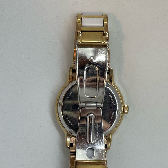 CITIZEN Eco-Drive Women's Gold & White Watch with Pearlized Face. - Picture 4 of 4